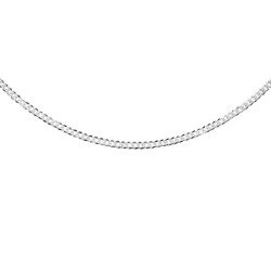 Lantisor argint rodiat model cubanez plat 2 mm x 55 cm DiAmanti PancerkaP050-55cm-SL (Argint 925‰ 3,3 g.)